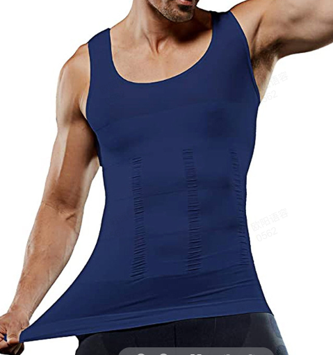 Heißer Verkauf! 💪Figurformendes, atmungsaktives Kompressions-Tanktop für Herren(Farbechtes Material, nicht leicht verblassen)