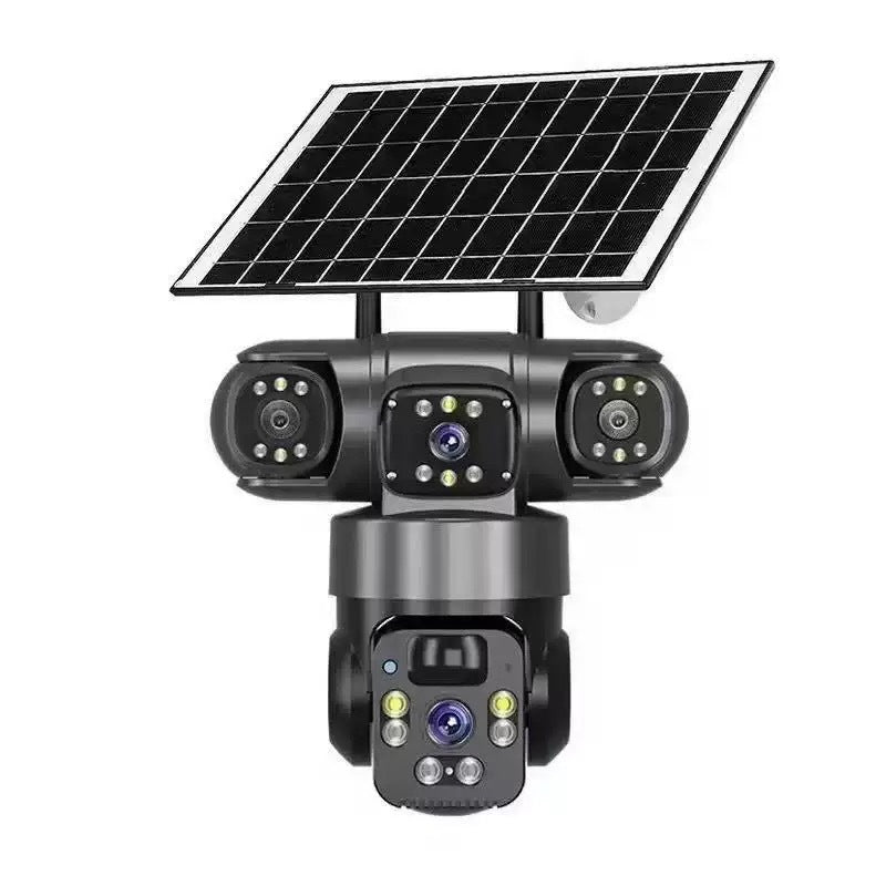 📹 BEFRISTET 50% RABATT! ✨ 6K Außenkamera – 360° PTZ, Farb-Nachtsicht, Solar 🏡