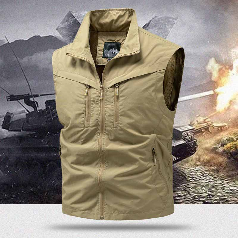 🧥 50% RABATT! 🏞️ Herren Outdoor-Weste mit Mehreren Taschen – Leicht, Strapazierfähig & Ideal Für Wandern & Reisen 🧗♂️