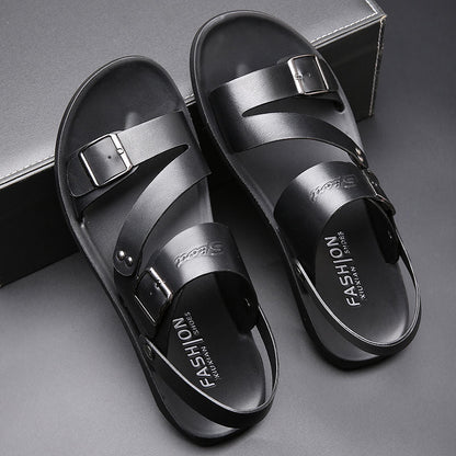 👡🔥 HEUTE 50% RABATT! Neue Herren-Strandsandalien aus Leder – Echtes Leder, rutschfest & perfekt für Sommer, Strand & Alltag ☀️✨