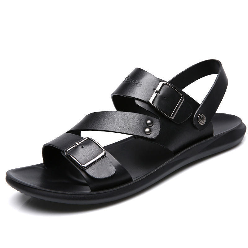 👡🔥 HEUTE 50% RABATT! Neue Herren-Strandsandalien aus Leder – Echtes Leder, rutschfest & perfekt für Sommer, Strand & Alltag ☀️✨