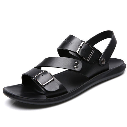 👡🔥 HEUTE 50% RABATT! Neue Herren-Strandsandalien aus Leder – Echtes Leder, rutschfest & perfekt für Sommer, Strand & Alltag ☀️✨