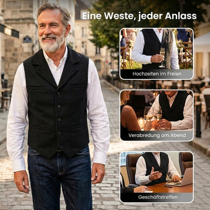 Herren Slim Fit Freizeitweste🔥Kauf 2 Artikel versandkostenfrei🔥