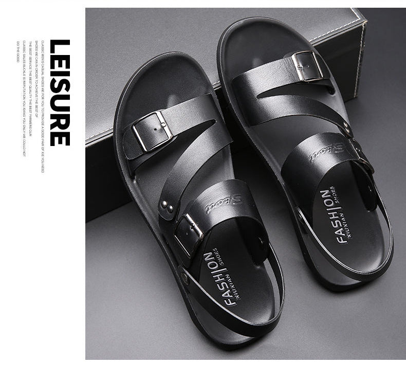 👡🔥 HEUTE 50% RABATT! Neue Herren-Strandsandalien aus Leder – Echtes Leder, rutschfest & perfekt für Sommer, Strand & Alltag ☀️✨