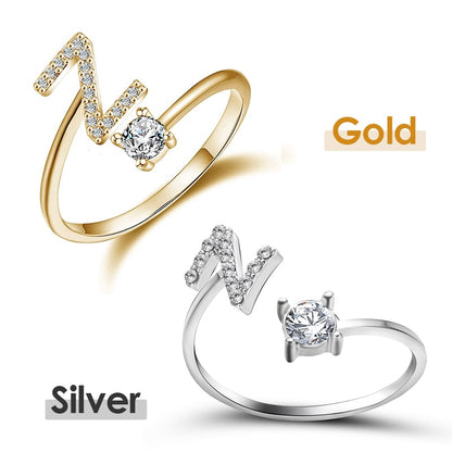 💍 50% RABATT! ✨ Liebes-Initialen-Ring – Personalisierbar, verstellbar & hochwertig verarbeitet – Bedeutungsvolles Geschenk für dich & deine Liebsten ❤️