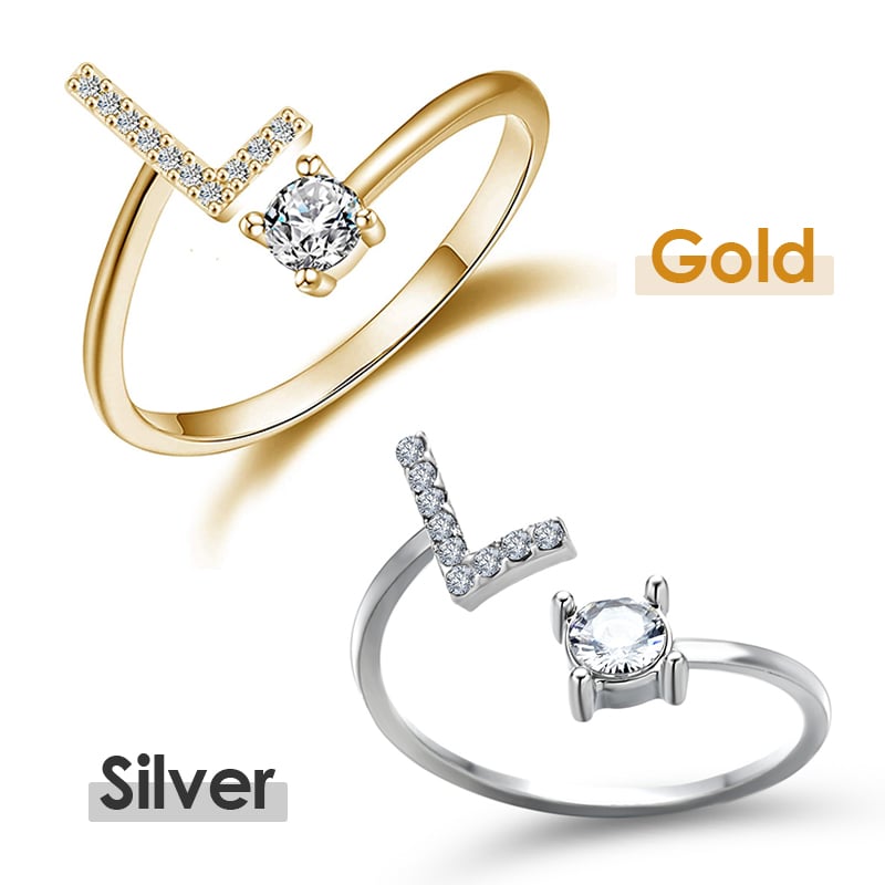 💍 50% RABATT! ✨ Liebes-Initialen-Ring – Personalisierbar, verstellbar & hochwertig verarbeitet – Bedeutungsvolles Geschenk für dich & deine Liebsten ❤️