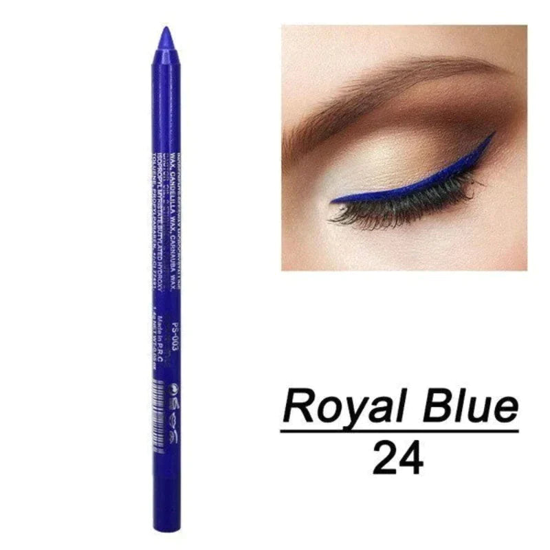📢📢50 % RABATT!! ⏰ 24 Stunden lang anhaltender, wasserfester Farb-Eyeliner – 14 Farben, Perlmutt- und Matt-Finish, einfach anzuwenden 🎨