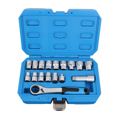 🔧 17/29-teiliges Ratschen-Steckschlüssel-Set – Kompakt, vielseitig & robust – Ideal für Heimwerker & professionelle Anwendungen 🛠️