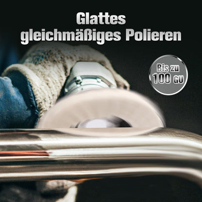 ⚡54 % RABATT !!✨ Wollpolierscheibe für Winkelschleifer – Hochglanz-Spiegelfinish! Langlebig  Vielseitig! 🔧