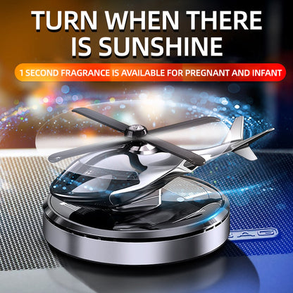 🚁☀️ Metal Solar Helicopter Air Freshener – 50% RABATT! Solarbetriebener Duftspender für dein Auto. 🚗✨