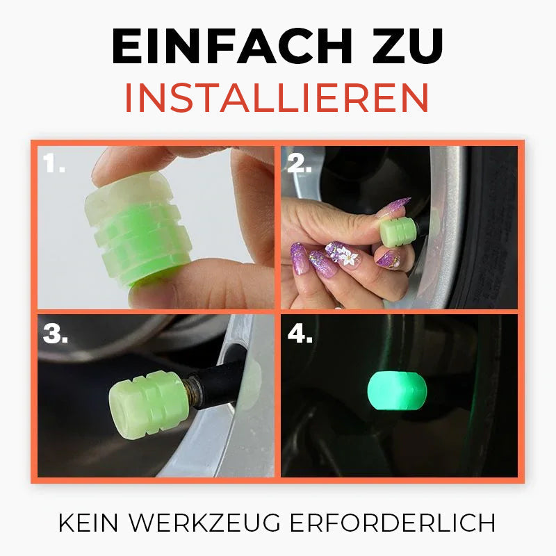 🎁 Heißer Verkauf 60% Rabatt💥Universelle Ventilkappen Für Autoreifen,4Stück