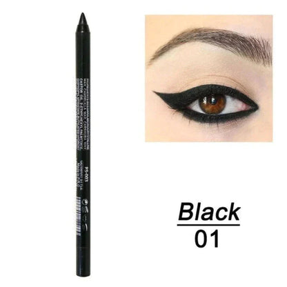 📢📢50 % RABATT!! ⏰ 24 Stunden lang anhaltender, wasserfester Farb-Eyeliner – 14 Farben, Perlmutt- und Matt-Finish, einfach anzuwenden 🎨