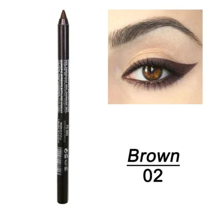 📢📢50 % RABATT!! ⏰ 24 Stunden lang anhaltender, wasserfester Farb-Eyeliner – 14 Farben, Perlmutt- und Matt-Finish, einfach anzuwenden 🎨