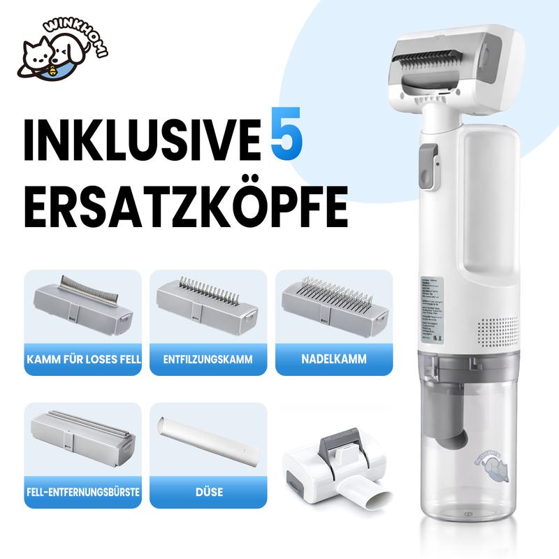 📢📢 JETZT 50 % RABATT!! ⏰🐾 Multifunktionales Haustierpflegeset – leiser Elektro-Entfilzer & Felltrimmer für Katzen & Hunde, saugt lose Haare auf ✂️🔇