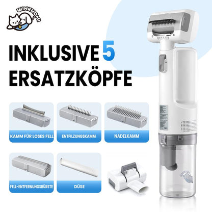 📢📢 JETZT 50 % RABATT!! ⏰🐾 Multifunktionales Haustierpflegeset – leiser Elektro-Entfilzer & Felltrimmer für Katzen & Hunde, saugt lose Haare auf ✂️🔇