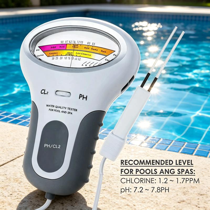 🔬 50% RABATT! 🏊 pH- & Chlormessgerät für Schwimmbäder – Präzise & zuverlässig – Misst pH-Wert & Chlorgehalt – einfach, schnell & ideal für die Wasserpflege 💧✨