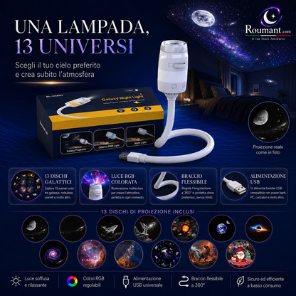 📢📢 JETZT 50 % RABATT!! ⏰🌌USB-Lampe mit Sternenhimmel-Projektion – Farbwechsel, dimmbar & tragbar – Perfekt für Kinderzimmer, Schlafzimmer & gemütliche Abende ✨