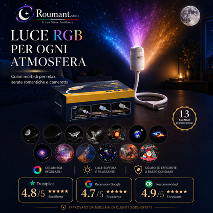 📢📢 JETZT 50 % RABATT!! ⏰🌌USB-Lampe mit Sternenhimmel-Projektion – Farbwechsel, dimmbar & tragbar – Perfekt für Kinderzimmer, Schlafzimmer & gemütliche Abende ✨