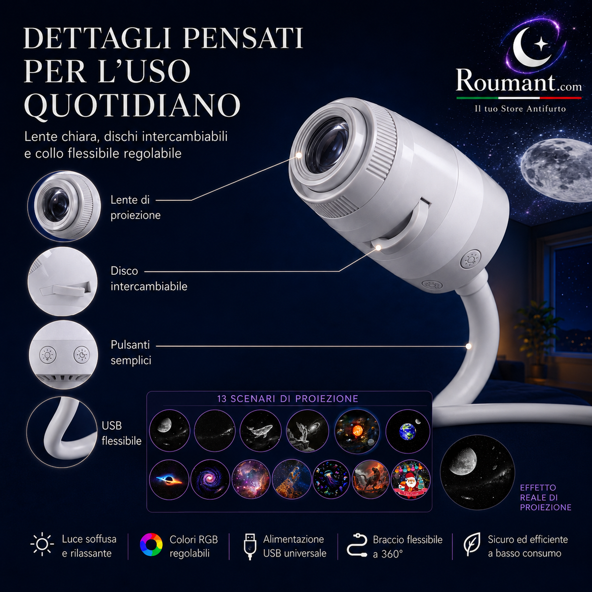 📢📢 JETZT 50 % RABATT!! ⏰🌌USB-Lampe mit Sternenhimmel-Projektion – Farbwechsel, dimmbar & tragbar – Perfekt für Kinderzimmer, Schlafzimmer & gemütliche Abende ✨