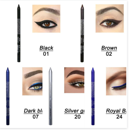 📢📢50 % RABATT!! ⏰ 24 Stunden lang anhaltender, wasserfester Farb-Eyeliner – 14 Farben, Perlmutt- und Matt-Finish, einfach anzuwenden 🎨