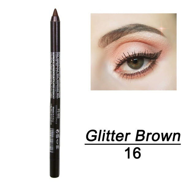 📢📢50 % RABATT!! ⏰ 24 Stunden lang anhaltender, wasserfester Farb-Eyeliner – 14 Farben, Perlmutt- und Matt-Finish, einfach anzuwenden 🎨