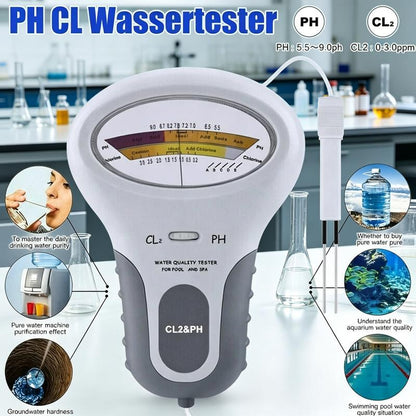 🔬 50% RABATT! 🏊 pH- & Chlormessgerät für Schwimmbäder – Präzise & zuverlässig – Misst pH-Wert & Chlorgehalt – einfach, schnell & ideal für die Wasserpflege 💧✨
