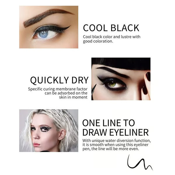 📢📢50 % RABATT!! ⏰ 24 Stunden lang anhaltender, wasserfester Farb-Eyeliner – 14 Farben, Perlmutt- und Matt-Finish, einfach anzuwenden 🎨