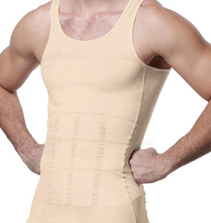 Heißer Verkauf! 💪Figurformendes, atmungsaktives Kompressions-Tanktop für Herren（Farbechtes Material, nicht leicht verblassen）