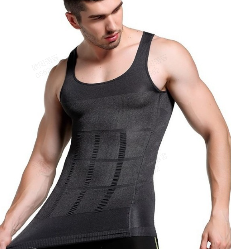 Heißer Verkauf! 💪Figurformendes, atmungsaktives Kompressions-Tanktop für Herren（Farbechtes Material, nicht leicht verblassen）