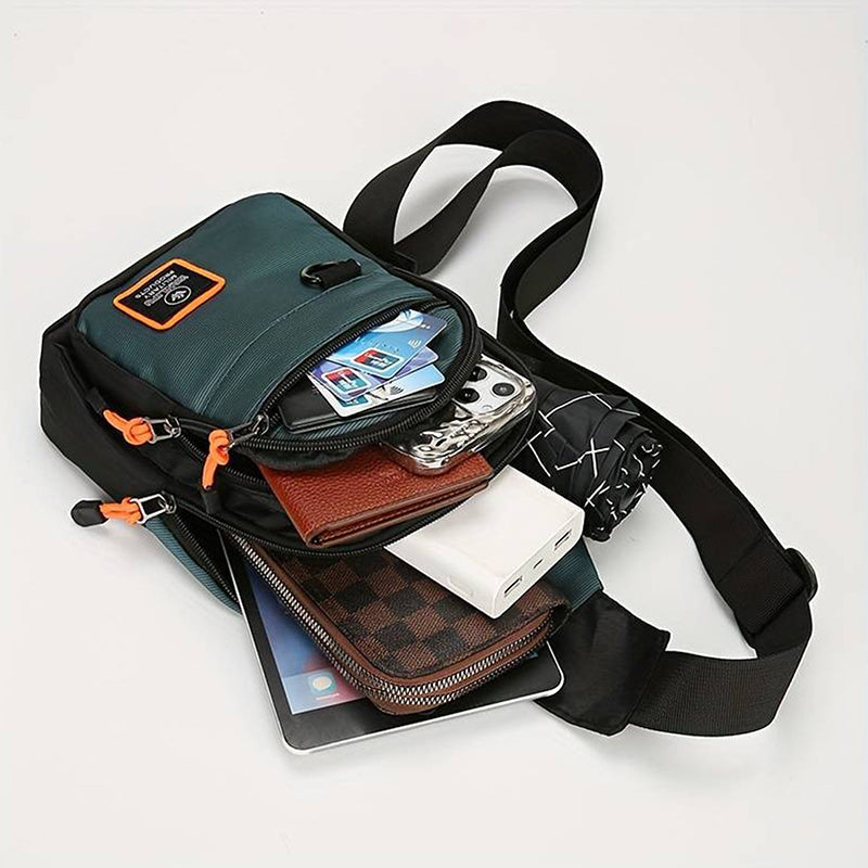 🎒 KAUFEN 3 ERHALTEN 4! ✨ Wasserdichte Umhängetasche mit Mehreren Fächern - Verstellbarer Trageriemen für Täglichen Gebrauch und Reisen 🌧️💼