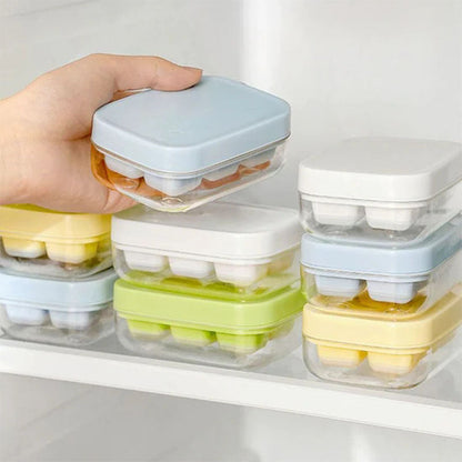 🧊Mini-Eiswürfelform mit 6 Fächern, lebensmittelecht und leicht zu lösen🧼