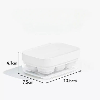 🧊Mini-Eiswürfelform mit 6 Fächern, lebensmittelecht und leicht zu lösen🧼
