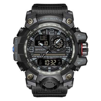 💦100m Wasserdicht⌚Multifunktionale wasserdichte Herrenuhr mit Leuchtmasse