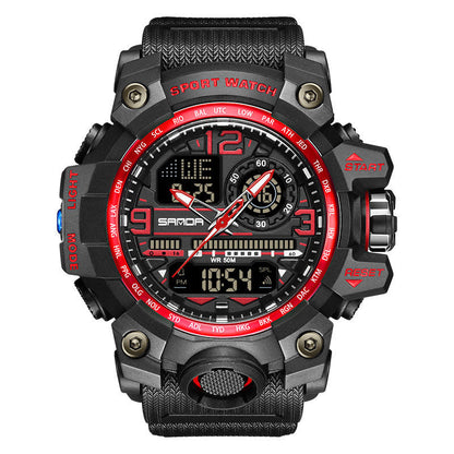 💦100m Wasserdicht⌚Multifunktionale wasserdichte Herrenuhr mit Leuchtmasse