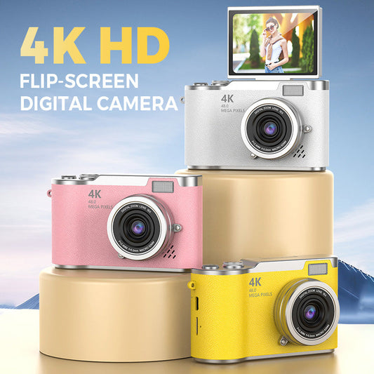 📸 50% RABATT! 🎥 4K HD Flip-Screen Digitalkamera – Autofokus, 16X Digitalzoom & Perfekt für Vlogs & Fotografie ✨
