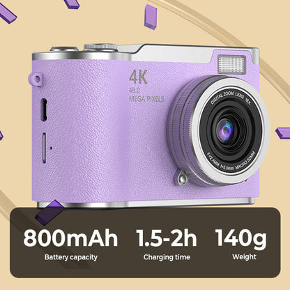 📸 50% RABATT! 🎥 4K HD Flip-Screen Digitalkamera – Autofokus, 16X Digitalzoom & Perfekt für Vlogs & Fotografie ✨