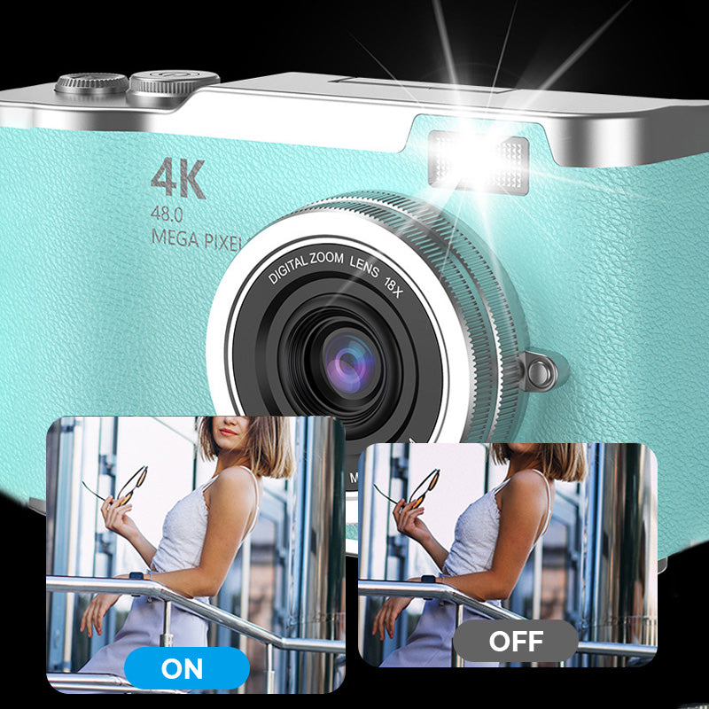 📸 50% RABATT! 🎥 4K HD Flip-Screen Digitalkamera – Autofokus, 16X Digitalzoom & Perfekt für Vlogs & Fotografie ✨