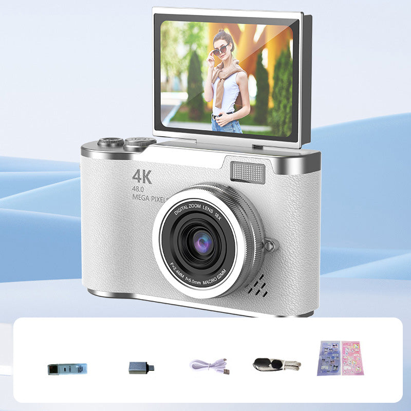 📸 50% RABATT! 🎥 4K HD Flip-Screen Digitalkamera – Autofokus, 16X Digitalzoom & Perfekt für Vlogs & Fotografie ✨