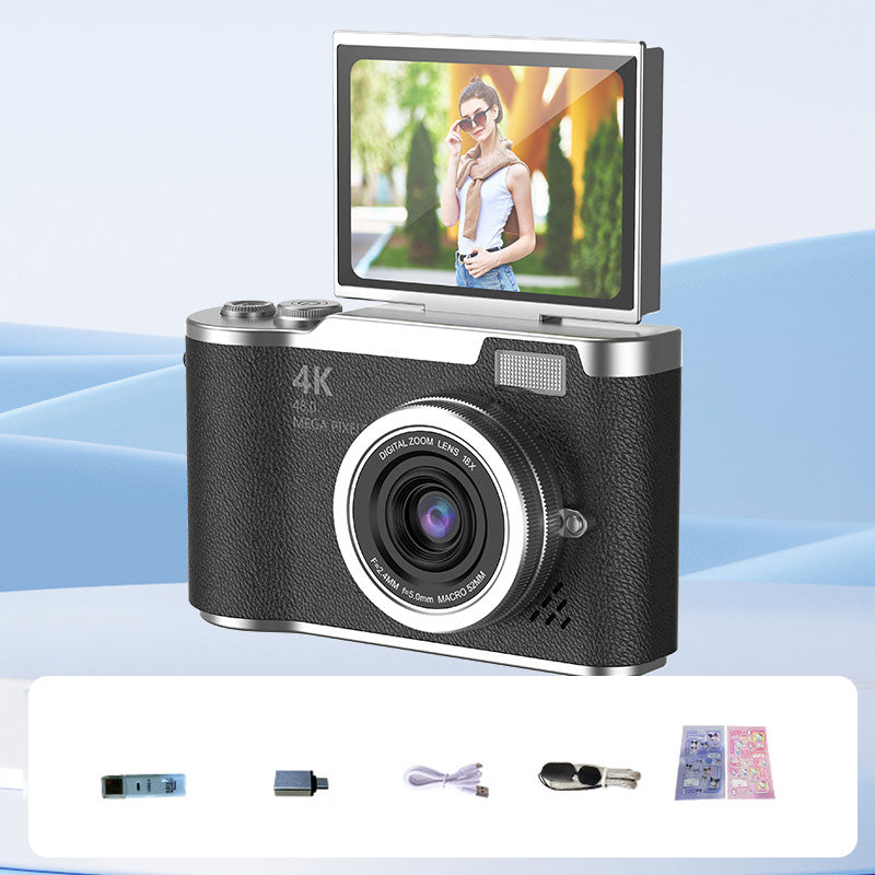 📸 50% RABATT! 🎥 4K HD Flip-Screen Digitalkamera – Autofokus, 16X Digitalzoom & Perfekt für Vlogs & Fotografie ✨