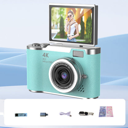 📸 50% RABATT! 🎥 4K HD Flip-Screen Digitalkamera – Autofokus, 16X Digitalzoom & Perfekt für Vlogs & Fotografie ✨