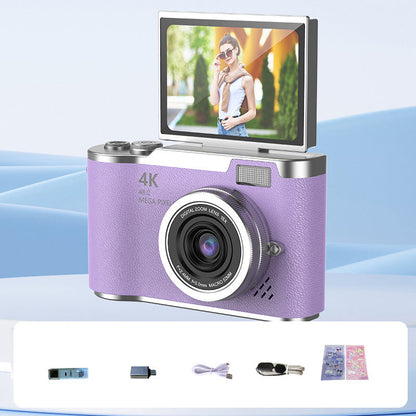 📸 50% RABATT! 🎥 4K HD Flip-Screen Digitalkamera – Autofokus, 16X Digitalzoom & Perfekt für Vlogs & Fotografie ✨