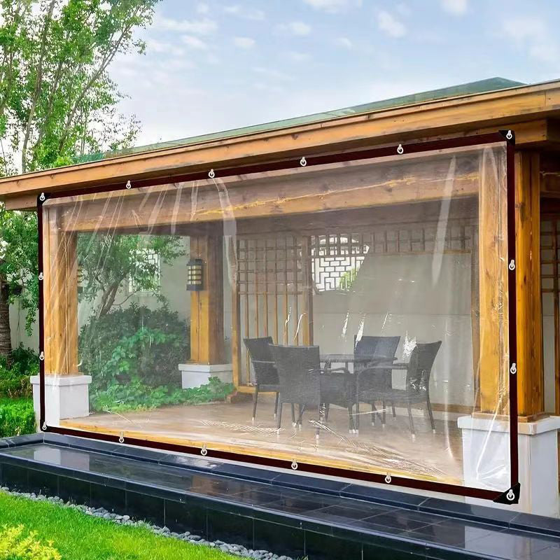 🛡️ LIMITIERT: 50% RABATT! 🔥 Hochbelastbare Transparente Plane – Wasserdicht, Isolierend & UV-Beständig mit Aluminium-Ösen ⛈️