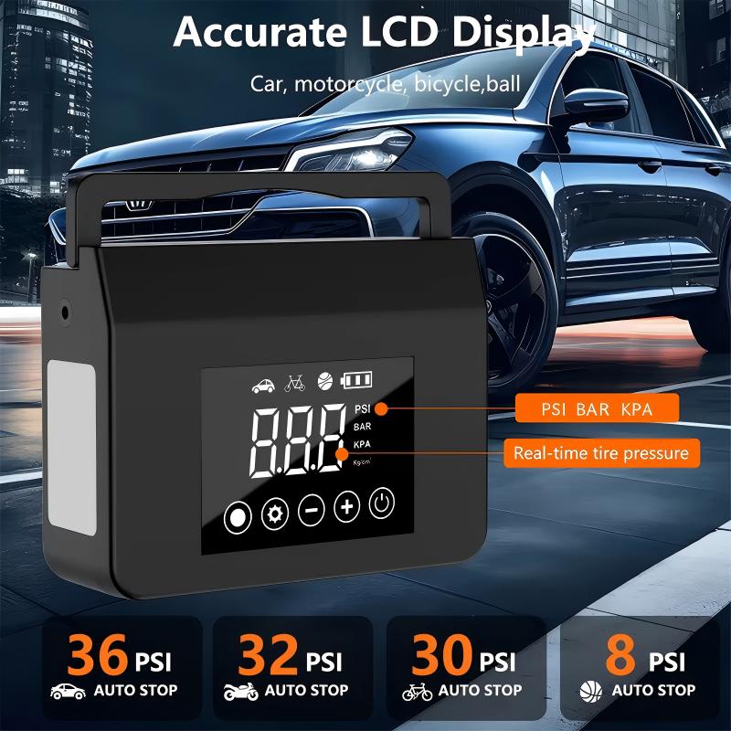 🚗 Tragbarer Auto Starthilfe Booster & Luftkompressor ⚡ Schnellstart & Reifenaufpumpen