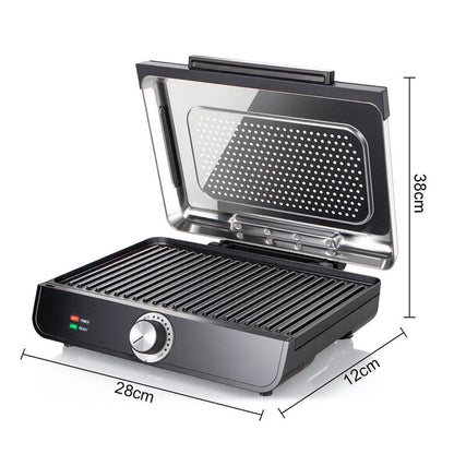 🔥-52% Aktion – Nur solange der Vorrat reicht⏳2200W Rauchfreier Indoors Grill mit Antihaft-Grillplatte🥩