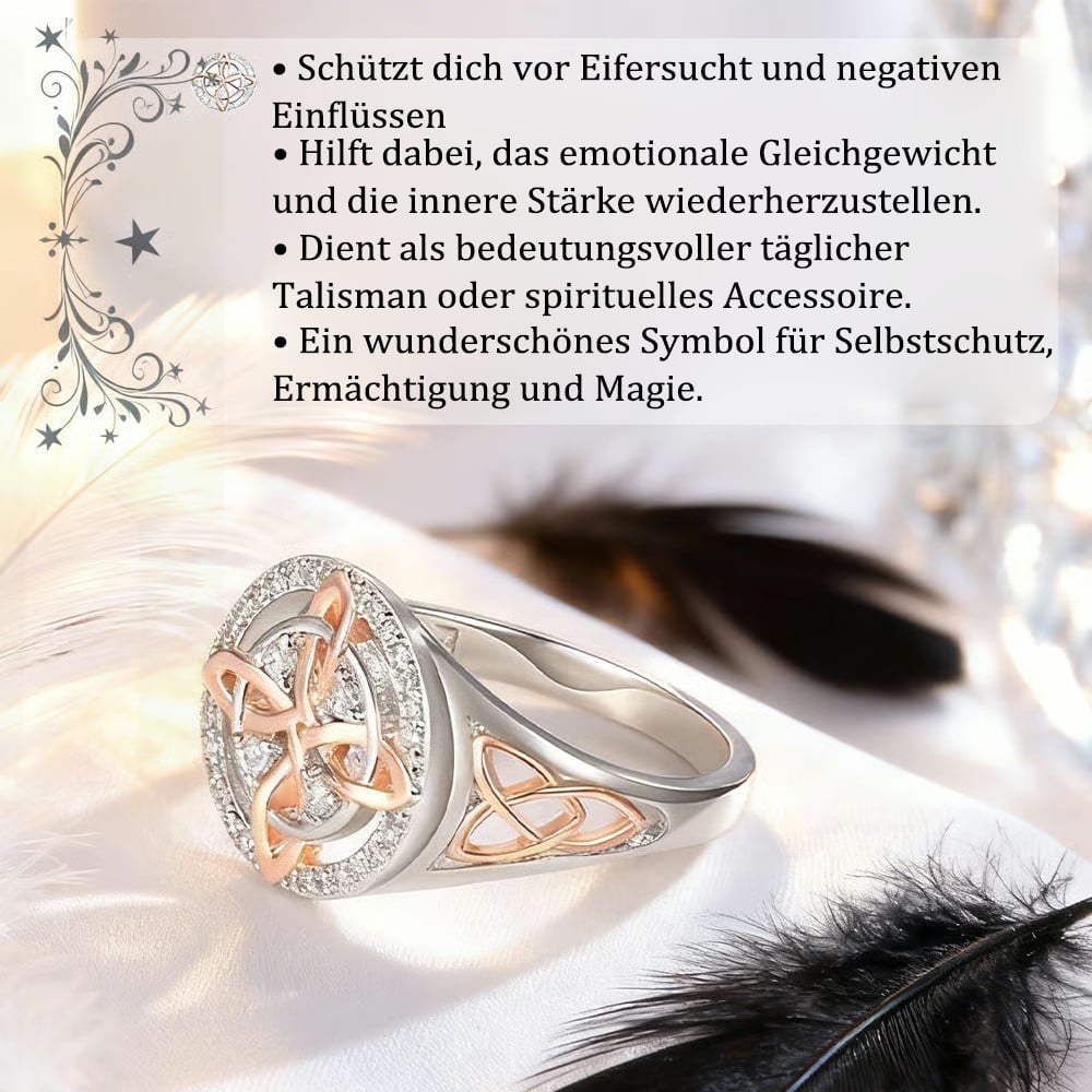 🔮 50% RABATT! 💍 Handgefertigter Hexenknoten-Ring – Ewige Bindung, Schutz & zeitloses Symbol – Nachhaltiger Schmuck für Dich & Deine Liebsten ✨
