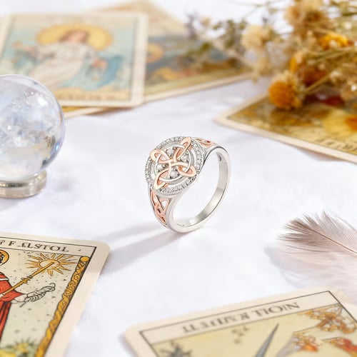 🔮 50% RABATT! 💍 Handgefertigter Hexenknoten-Ring – Ewige Bindung, Schutz & zeitloses Symbol – Nachhaltiger Schmuck für Dich & Deine Liebsten ✨