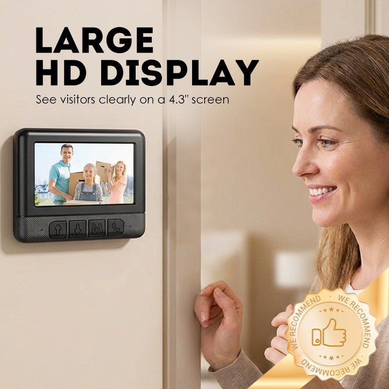 ⏳Limited-time 50% off⏰Wireless Smart Video Doorbell with Display Screen📹