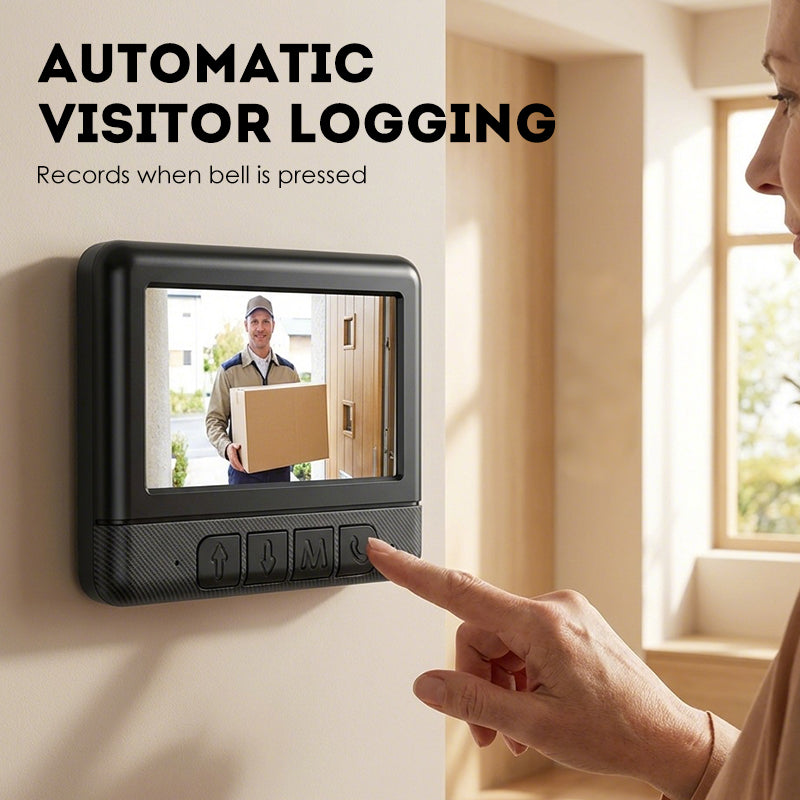 ⏳Limited-time 50% off⏰Wireless Smart Video Doorbell with Display Screen📹