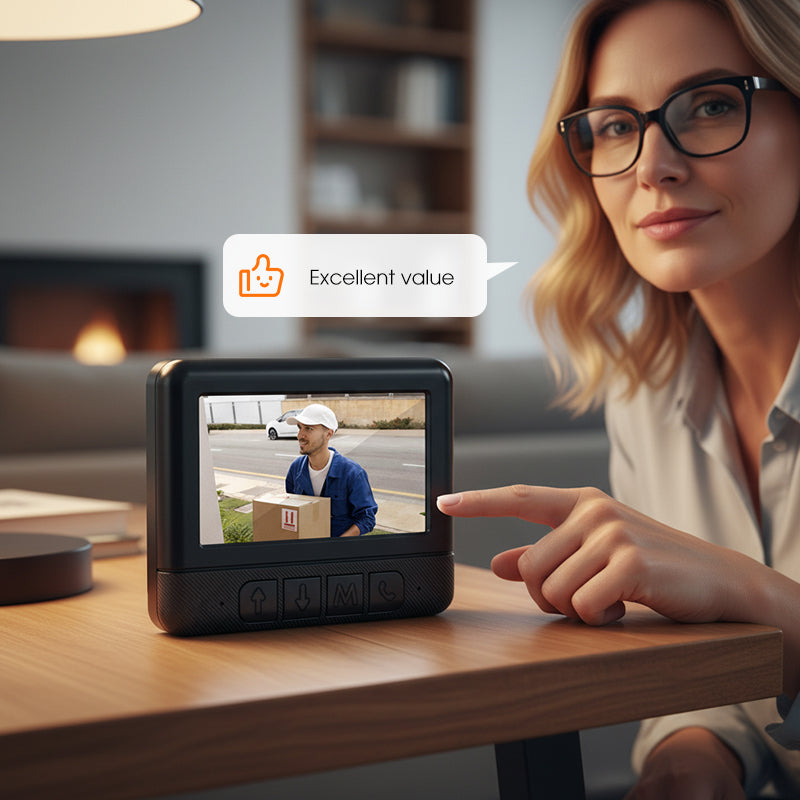 ⏳Limited-time 50% off⏰Wireless Smart Video Doorbell with Display Screen📹