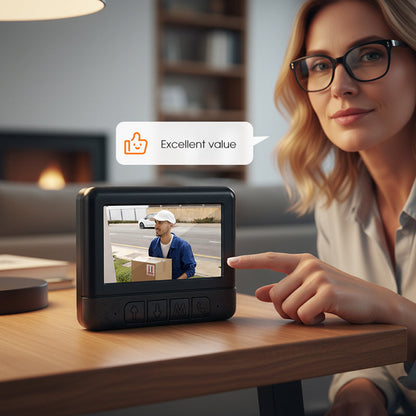 ⏳Limited-time 50% off⏰Wireless Smart Video Doorbell with Display Screen📹
